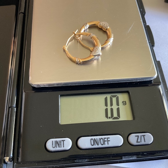 14k solid gold earrings - Picture 8 of 8